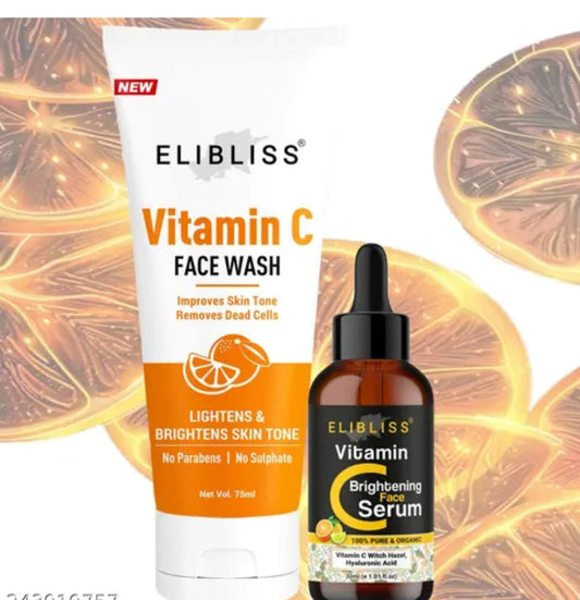 Gel Face Wash and Face Serum Combo
