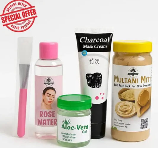 Glow Care Herbal Skincare Combo Kit – 5 in 1
