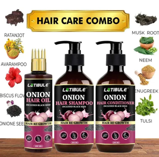 Onion Black Seed Oil Ultimate Hair Care Kit
