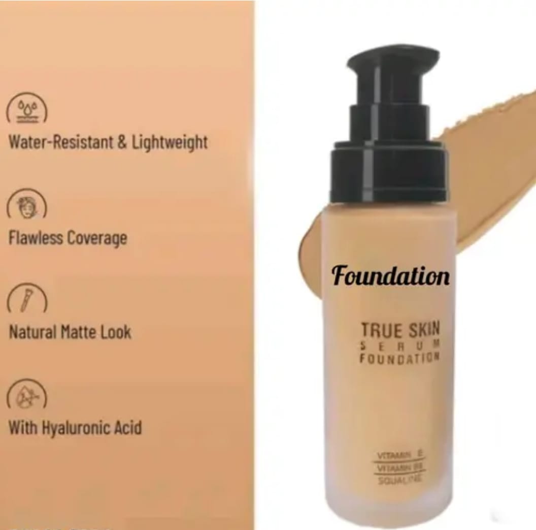 Combo Of Liquid Foundation, Compact & Blender
