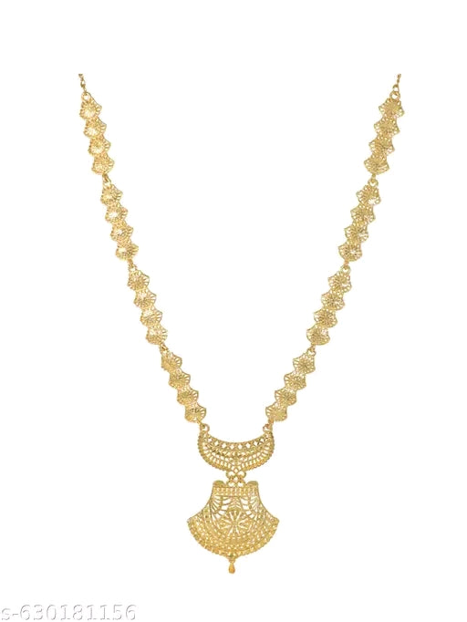Manikya 24ct Gold Plated 3 Layered Bridal set with matching Earrings.
